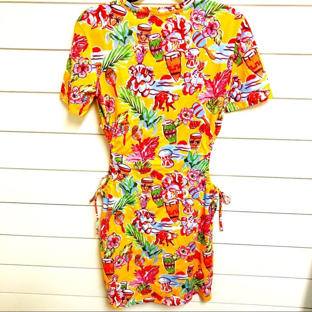 Zara Tropical Print Dress